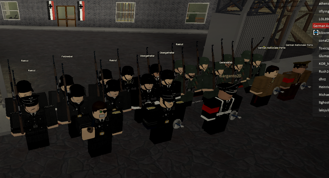 A German Armed Forces rally at Paris