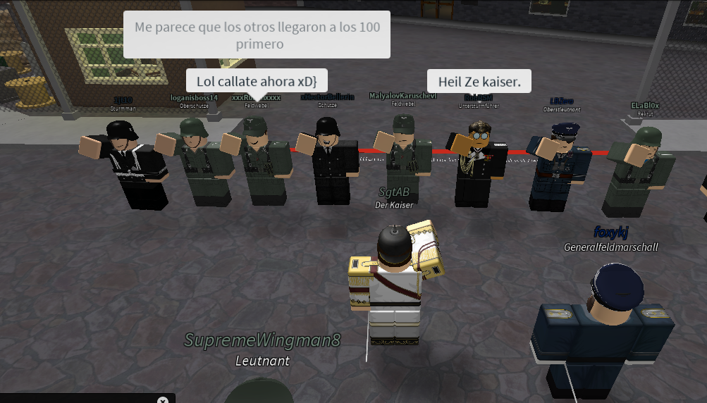 Aleczaender holding an inspection with his men after they stood guard at the gate.