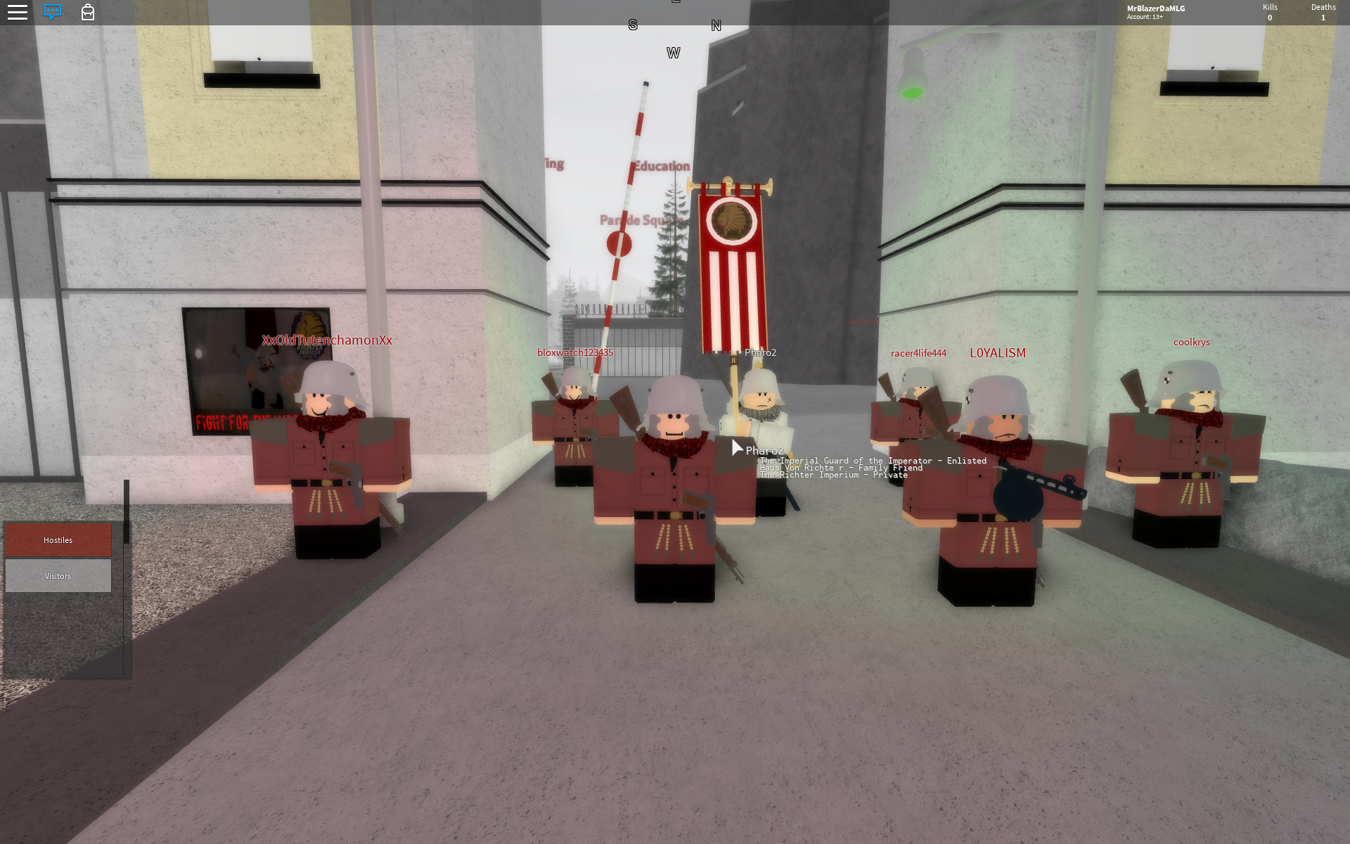 Imperium soldiers on guard-duty at Fort Loyalty during the Marshalship of Atticus