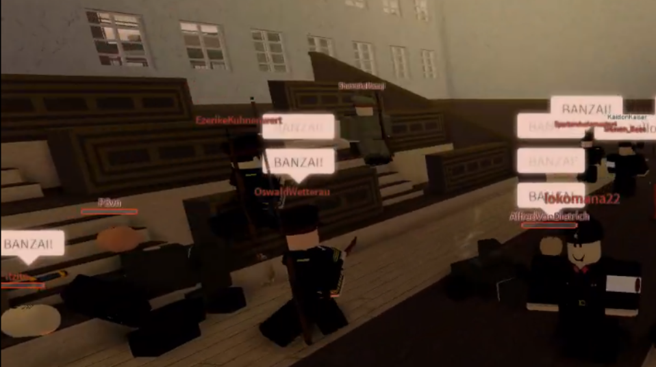 WORAC members firing into the Constabulary as they attempt to make arrests