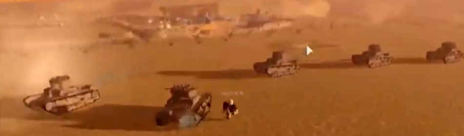 Octavian T-26s shelling a well-defended position held by Russian soldiers