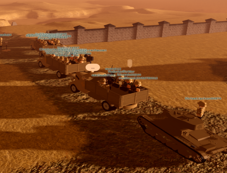 Octavian soldiers packed into a convoy of trucks and tanks as they prepare to sally out to meet the forces of the Greater Alemannic Realm