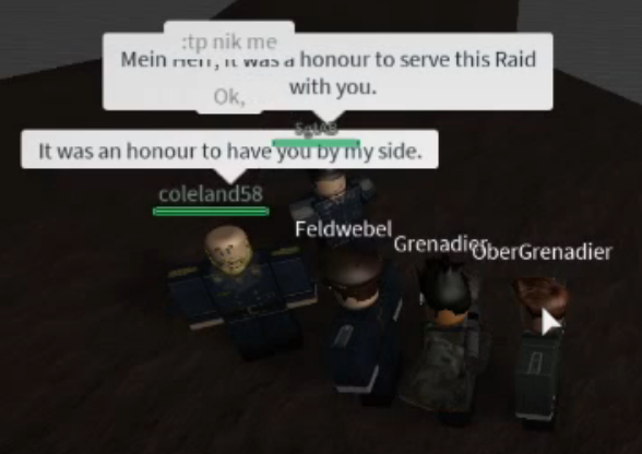 SgtAB, complimenting Coleland for his fierceness against defeatism and incompetence in German Forces