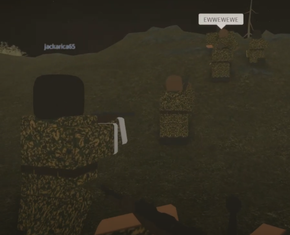 Korean Shock Division rushing up a hill in Manchukuo
