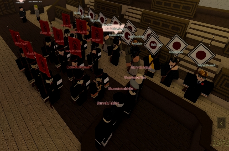 WORAC and SOCRED inside the parliamentary building as Premier Taishiro addresses the crisis at hand