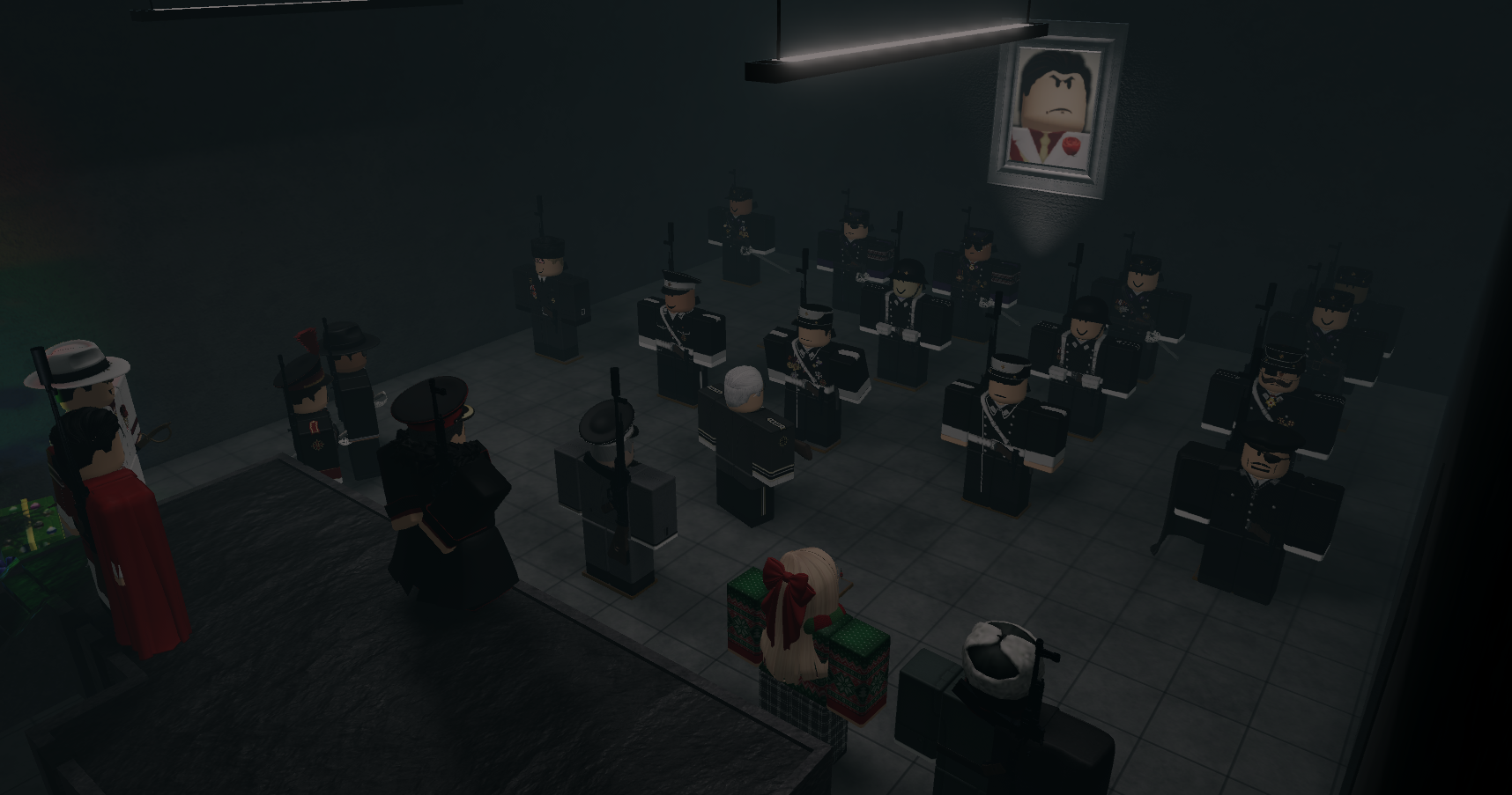 The Legionary Inquisition rallying alongside the Legionary Guard to address the recent hits put out by Leutgard
